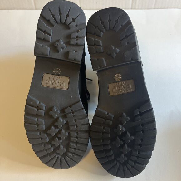 Compagnie Internationale Express Boots Women’s 7M Black Alpine Leather 90’s Rare - Picture 9 of 14